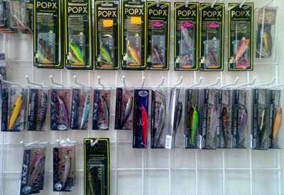 Megabass Pop X, Vision OneTen, FX-9, FX-Zero