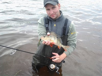 пришлось лезть в воду...